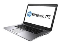 HP EliteBook 755 G2 Notebook - 15.6" - AMD A8 - PRO-7150B - 4 GB RAM - 500 GB HDD - Svenska/finska F1Q28EA#AK8