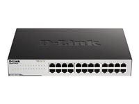 D-Link GO-SW-24G - Switch - ohanterad - 24 x 10/100/1000 - skrivbordsmodell GO-SW-24G