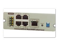 Eaton ConnectUPS-X - Adapter för administration på distans - X-Slot - 100Mb LAN - 100Base-TX - för Eaton 5115, 9125, 9140, 9155, 9355, 9390, 9395 116750221-001