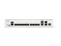 Cisco Catalyst 1300-12XS - Switch - L3 - smart - 10 x 10 Gigabit SFP+ + 2 x combo 10 Gigabit SFP+/RJ-45 - rackmonterbar C1300-12XS