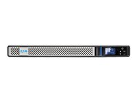 Eaton 5P 1550iR - Gen 2 - UPS (kan monteras i rack) - AC 200/208/220/230/240 V - 1350 Watt - 1550 VA - 1-fas - 9 Ah - RS-232, USB - utgångskontakter: 6 - 1U - 19" - svart/silver - med Network Card-MS 5P1550IRNG2