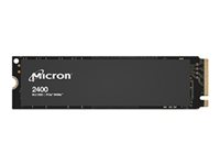 Micron 2400 - SSD - krypterat - 2 TB - inbyggd - M.2 2280 - PCIe 4.0 (NVMe) - 256 bitars AES - TCG Opal Encryption 2.01, Self-Encrypting Drive (SED) MTFDKBA2T0QFM-1BD15ABYYR
