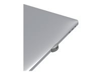 Compulocks Ledge Lock Adapter for MacBook Pro with Touch Bar 13" & 15" and Keyed Cable Lock - Adapter för säkerhetslåsurtag - silver - för Apple MacBook Pro with Touch Bar 13.3" 4x Thunderbolt 3 (Late 2016, Mid 2017, Mid 2018, Mid 2019, Early 2020); MacBook Pro with Touch Bar 15.4" (Late 2016, Mid 2017, Mid 2018, Mid 2019) MBPRLDGTB01