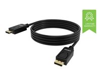 Vision Professional - DisplayPort-kabel - DisplayPort (hane) till DisplayPort (hane) - 3 m - stöd för 4K - svart TC 3MDP/BL