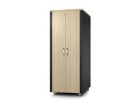 APC NetShelter - Rack (horisontell) - ljudisolerad - AC 230 V - lönn - 38U - 19" AR4038LIA