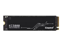 Kingston KC3000 - SSD - 512 GB - inbyggd - M.2 2280 - PCIe 4.0 (NVMe) - för Intel Next Unit of Computing 12 Pro Kit - NUC12WSKi5 SKC3000S/512G