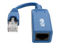 Eaton Tripp Lite Series Cisco Console Rollover Cable Adapter (M/F) - RJ45 to RJ45, Blue, 5 in. - Seriell adapter - RJ-45 (hane) till RJ-45 (hona) - 12.7 m - CAT 5e/6 - formpressad - blå N034-05N-BL