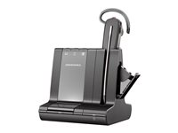 HP Poly Savi 8245 Office - Savi 8200 series - headset - inuti örat - konvertibel - DECT / Bluetooth - trådlös - USB-A via Bluetooth-adapter - svart - Zoomcertifierad 8D3H1AA