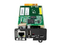 Eaton Cybersecure Gigabit NETWORK-M2 Card for UPS and PDU, UL 2900-1 and IEC 62443-4-2 Certified - Adapter för administration på distans - Gigabit Ethernet x 1 - för 5P 1500 RACKMOUNT NETWORK-M2