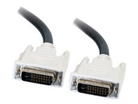 C2G - DVI-kabel - dubbel länk - DVI-D (hane) till DVI-D (hane) - 3 m 81190