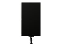 AOC AS110D0 - Monteringssats - justerbar arm - för LCD-display - aluminiumlegering - svart - skärmstorlek: upp till 27 tum - disk-monteringsbar AS110D0