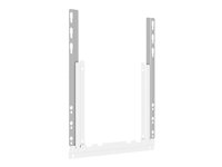 SMS Slim Fixed - Monteringssats (väggfäste) - för LCD-display - vit, silver - skärmstorlek: 32"-60" FS011062