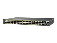 Cisco Catalyst 2960S-48TS-L - Switch - Administrerad - 48 x 10/100/1000 + 4 x SFP - rackmonterbar WS-C2960S-48TS-L