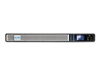 Eaton 5P 1150iR - Gen 2 - UPS (kan monteras i rack) - AC 200/208/220/230/240 V - 920 Watt - 1150 VA - 1-fas - 9 Ah - RS-232, USB - utgångskontakter: 6 - 1U - 19" - svart/silver - med Network Card-MS 5P1150IRNG2