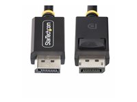 StarTech.com 3m DisplayPort 2.1 Cable, VESA-Certified DP40 DP 2.1 Cable - DisplayPort-kabel - DisplayPort (hane) spärrad till DisplayPort (hane) spärrad - DisplayPort 2.1 - 3 m - 8K60Hz stöd, 4K144Hz stöd, 1440p stöd 240 Hz, UHBR10, HDR-stöd, upp till 40 Gbps dataöverföringshastighet, passiv - svart DP21-3M-DP40-CABLE