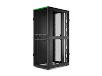 APC NetShelter SX Gen 2 - Rack skåp - 1991 H x 750 B x 1070 D mm, med sidor - golvstående - svart - 42U - 19" - TAA-kompatibel - för P/N: SMT1000RM1U, SMT750RM1U, SRTL10KRM4UT, SRTL5KRM2UI-HW, SRTL5KRM2UT-HW, SRTL8KRM4UT AR3150B2