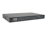 Eaton Tripp Lite series 16-Port Cat5 KVM over IP Switch with Virtual Media - 1 Local & 1 Remote User, 1U Rack-Mount, TAA - Omkopplare för tangentbord/video/mus - 16 x KVM port(s) - 1 lokal användare - 2 IP-användare - rackmonterbar - offentliga sektorn GSA - TAA-kompatibel B064-016-01-IPG