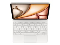 Apple Magic Keyboard - Tangentbord och foliefodral - med pekdyna - Apple Smart connector - QWERTY - spansk - för Apple 13-inch iPad Air M2 Wi-Fi, M2 Wi-Fi + Cellular, M3 Wi-Fi, M3 Wi-Fi + Cellular MDFW4Y/A
