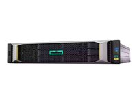 HPE Modular Smart Array 2050 SAS Dual Controller LFF Storage - Hårddiskarray - 12 fack (SAS-2) - SAS 12Gb/s (extern) - kan monteras i rack - 2U Q1J28B