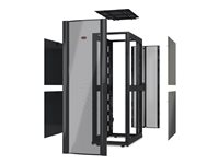 APC NetShelter SX Deep Enclosure Without Doors - Rack - svart - 42U - 19" - TAA-kompatibel AR3100X610