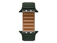 Apple - Klockrem för smart klocka - storlek M/L - sequoia green - för Watch Hermès Series 7, Hermès Series 9, SE 3, Series 10, Series 11, Series 8, Series 9 ML7Q3ZM/A