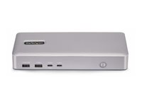 StarTech.com USB4 Docking Station, USB-C 40Gbps, Dual Video HDMI, Up to 2x 4K 60Hz 4:4:4 (RGB) or 2x 4K 120Hz 4:2:2, Multi-Monitor Dock, 6x USB, 2.5GbE, 100W PD - Dockningsstation - USB4 / Thunderbolt 4 - 2 x HDMI - 1GbE, 2.5GbE - 180 Watt 155UE-USB4-DOCK