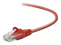 Belkin - Patch-kabel - RJ-45 (hane) till RJ-45 (hane) - 2 m - UTP - CAT 5e - hakfri - röd - för Omniview SMB 1x16, SMB 1x8; OmniView SMB CAT5 KVM Switch A3L791B02M-REDS