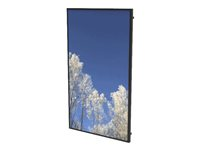 HI-ND Frontcover 32" - Frontcover för LCD-bildskärm - 32" - svart, RAL 9005 - för Samsung QM32R FC3212-0101-02