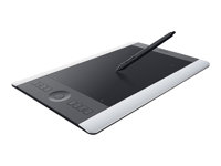 Wacom Intuos Pro Medium Special Edition - Digitaliserare - höger- och vänsterhänta - 22.4 x 14 cm - elektromagnetisk - 8 knappar - trådlös, kabelansluten - USB - svart, silver PTH-651S-ENES