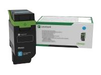 Lexmark - Cyan - original - box - tonerkassett LCCP, LRP - för Lexmark CS531dw, CS632dwe, CX635adwe 75M20C0