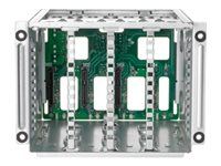 HPE 2SFF Tri-Mode U.3 x4 BC Side-by-Side Drive Cage Kit - Hållare för lagringsenheter - U.3 P55093-B21