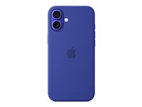 Apple - Baksidesskydd för mobiltelefon - MagSafe-kompatibilitet - silikon - ultramarinblå - för iPhone 16 Plus MYYF3ZM/A