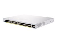 Cisco Business 350 Series 350-48P-4G - Switch - L3 - Administrerad - 48 x 10/100/1000 (PoE+) + 4 x Gigabit SFP - rackmonterbar - PoE+ (370 W) CBS350-48P-4G-EU
