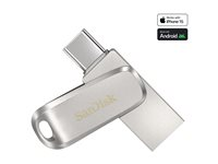 SanDisk Ultra Dual Drive Luxe - USB flash-enhet - 64 GB - USB 3.2 Gen 1 / USB-C SDDDC4-064G-G46