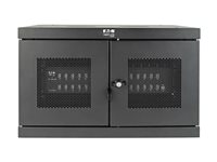 Eaton Tripp Lite Series 32-Device USB Charging Station Cabinet with Sync for Smartphones, Wall Mount and Desktop Options, 230V, BS1363 to C13 Plug, Black - Laddare för flera enheter skåp - med kretsbrytare - på bord, väggmontering - svart CSDXB32USB