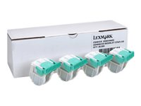 Lexmark - Häftklammermagasin (paket om 4) - för Lexmark C950, X854, X860dhe 4, X862de 4, X862dte 3, X862dte 4, X864dhe 3, X950, X952, X954 21Z0357