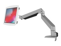 Compulocks iPad 10.2" Space Enclosure Articulating Arm Mount - Monteringssats (vridbar arm, hölje) - justerbar arm - för surfplatta - låsbar - höggradig aluminium - vit - skärmstorlek: 10.2" - för Apple 10.2-inch iPad (7:e generation, 8:e generation, 9:e generation) 660REACH102IPDSW