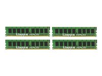 Kingston - DDR3 - sats - 32 GB: 4 x 8 GB - DIMM 240-pin - 1600 MHz / PC3-12800 - ej buffrad - ECC - för HP Workstation Z1, z210, Z220, Z230, Z420 KTH-PL316EK4/32G