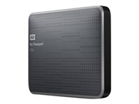 WD My Passport Ultra WDBPGC5000ATT - Hårddisk - krypterat - 500 GB - extern (portabel) - USB 3.0 - titan WDBPGC5000ATT-EESN