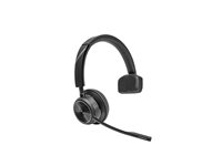 HP Poly Savi 7410 OFFICE - Savi 7400 series - headset - på örat - DECT / Bluetooth - trådlös - svart - Certifierad för Microsoft-teams 8L593AA#ABB