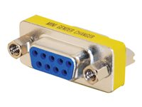 C2G Mini Gender Changer - Seriell könbytare - DB-9 (hona) till DB-9 (hona) 81521