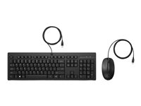 HP 225 - Sats med tangentbord och mus - USB - hela norden - för HP 34; Laptop 15; Pro Mobile Thin Client mt440 G3; ZBook Firefly 14 G9; ZBook Fury 16 G9 286J4AA#UUW