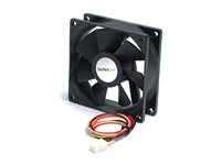 StarTech.com 90 X 25 mm högeffektiv chassifläkt med dubbla kullager och TX3 - Fläktsats för system - 92 mm FAN9X25TX3H