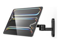 Compulocks Universal Invisible Mount Swing Wall Mount - Monteringssats (monteringsarm) - för notebook - svart - monteringsgränssnitt: 100 x 100 mm - väggmonterbar 827BSMP01B