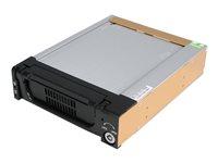 StarTech.com 5.25 in Rugged SATA Hard Drive Mobile Rack Drawer - Aluminum Removable Hard Drive Bay (DRW150SATBK) - Förvaringsmobilrack - 3.5" - svart DRW150SATBK