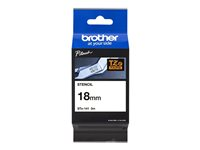 Brother STe-141 - Svart - Rulle (1,8 cm x 3 m) 1 kassett(er) stämpelband - för P-Touch PT-18, 1830, 2470, 3600, 9800, PT-GL-200, PT-H300, P700; P-Touch EDGE PT-P750 STE141