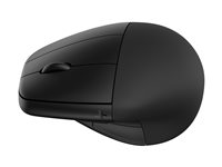 HP 925 - Vertikal mus - 6 knappar - trådlös - Bluetooth 5.3, 2.4 GHz - trådlös USB-mottagare - svart - hållbar förpackning 6H1A5AA