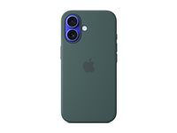 Apple - Baksidesskydd för mobiltelefon - MagSafe-kompatibilitet - silikon - sea green - för iPhone 16 MYY83ZM/A