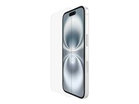 Belkin ScreenForce InvisiGlass - Skärmskydd för mobiltelefon - behandlad - glas - för Apple iPhone 14 Pro, 15, 16 OVA171HQ