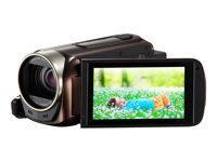 Canon LEGRIA HF R56 - Videokamera - 1 080 p - 3.28 MP - 32x optisk zoom - blixt 8 GB - flashkort - Wireless LAN - brun 9175B015